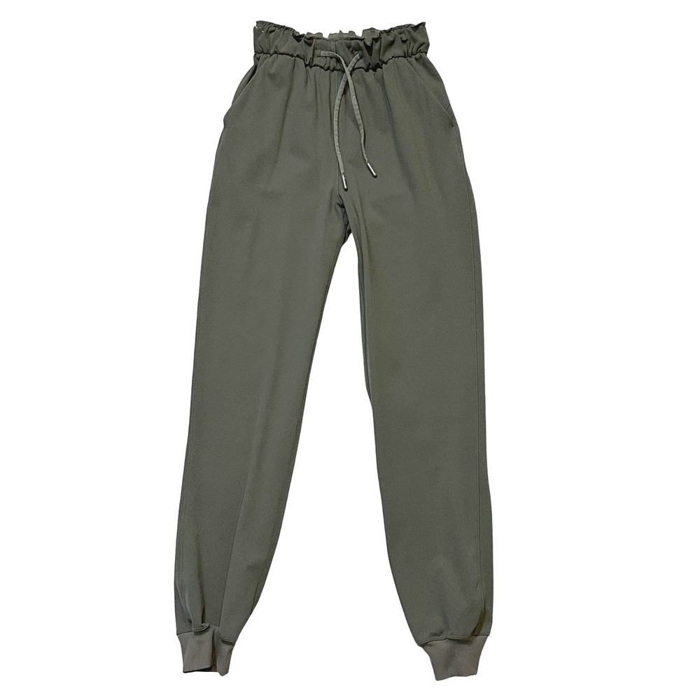 Lululemon Pants Womens 0 XXS Stretch High Rise‎ Jogger Dark Olive Green W5DQDS
